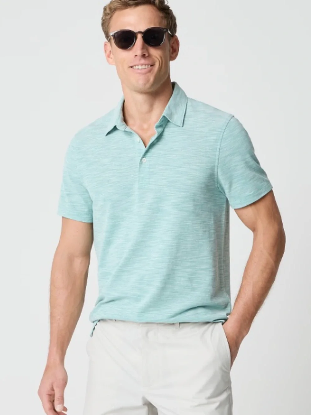 J crew Slub piqué performance polo shirt